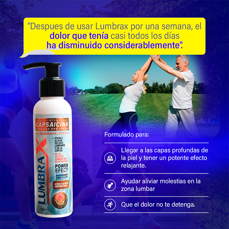 LUMBRAX® | Elimina el dolor de espalda y articulaciones