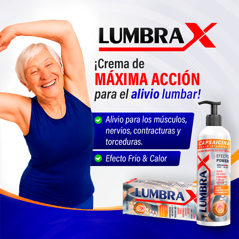 LUMBRAX® | Elimina el dolor de espalda y articulaciones