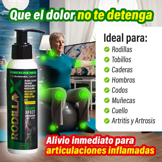 Rodillax® – Gel de Alivio inmediato contra el dolor articular, artritis y artrosis